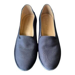 Hotter Black Flats Versatile Slip-On Loafers